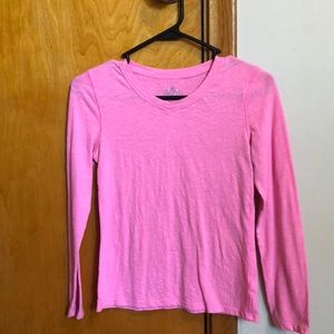 Pink long sleeve shirt
